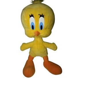 Vintage 97 Looney Tunes Tweety Bird Plush Six Flags Exclusive Stuffed Animal 17"